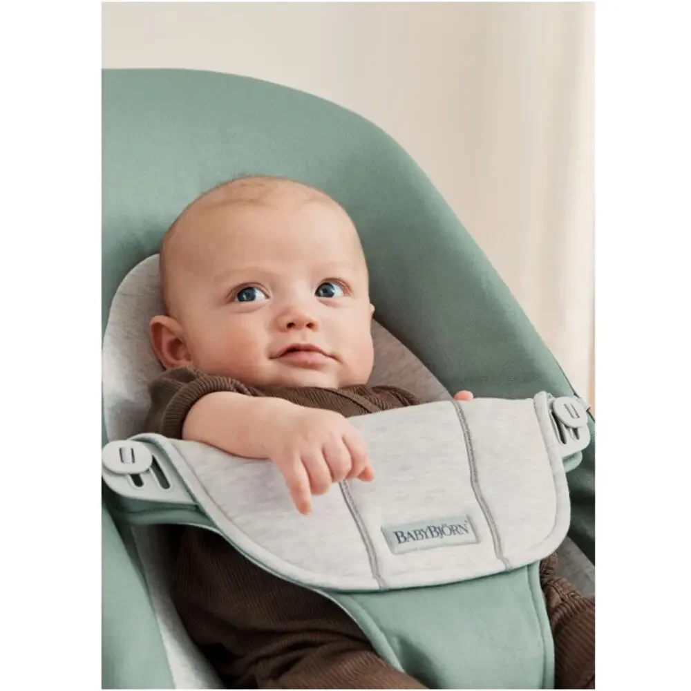 Baby Bjorn Light Sage Gray Extra Fabric Seat for Bouncer Balance Soft Cover